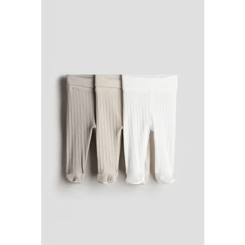 3-PACK FOLDOVER-WAIST LEGGINGS