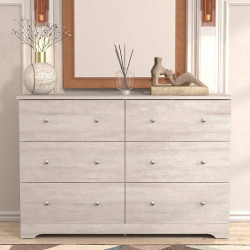Wade Logan® Blaklee 6 Drawer Dresser 47.24'' W & Reviews | Wayfair