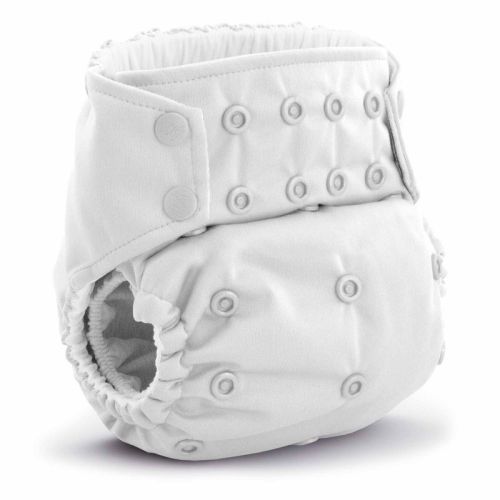 Kanga Care Rumparooz G3 AWJ Reusable One Size Cloth Pocket Diaper (6-55+ lbs) - Fluff White