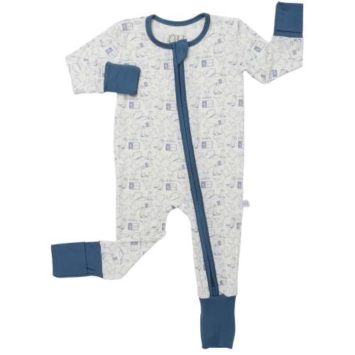 Boys Blue Wild West Zipper Romper – Hamner Hill
