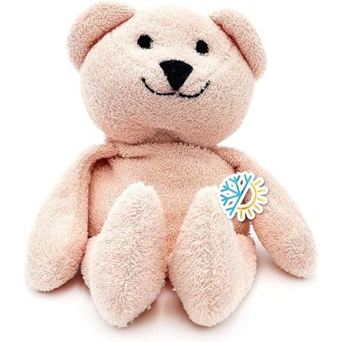 Thermal-Aid® (Bella The Pink Bear) – Washable Heating Pad & Ice Pack – Plush Hot/Cold Pack with Natural Corn Filling – Reusable Comfort