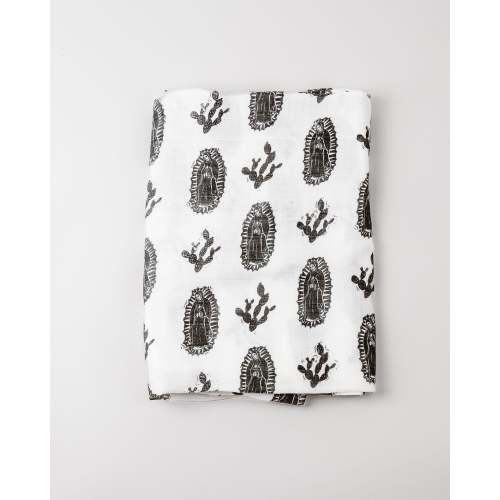 Our Lady of Guadalupe Muslin Swaddle Baby Blanket