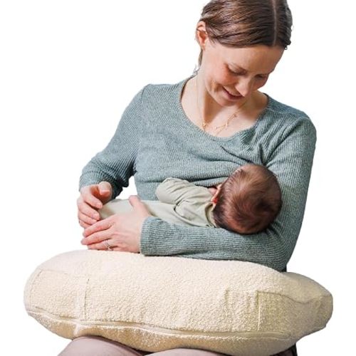 Boppy Nursing Pillow, Luxe Ergonomic Breastfeeding & Baby Feeding Support