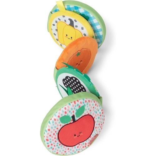 Melissa & Doug Farmers Market Tummy Time Sensory Roller & Soft Baby Book