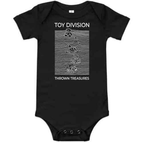 TOY DIVISION Baby Onesie, 100% Cotton, Sizes 3-24m, Unisex-Babies, Perfect Baby Gift for Joy Division fans
