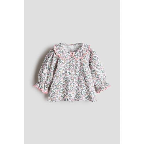 COTTON MUSLIN BLOUSE