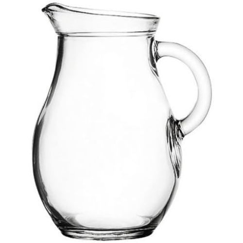 Child Mini Glass Pitcher 9 Ounces - 5" High. Child Sized. Very Small Size