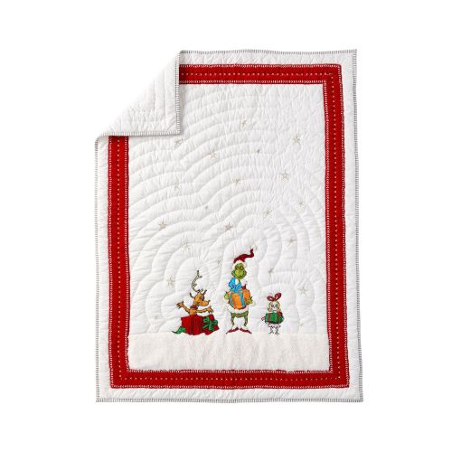 Dr. Seuss's The Grinch™ Border Baby/Toddler Quilt, 36"W x 50"L