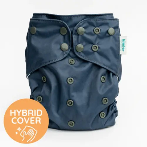 Solid Color: NEW Essentials Hybrid Wipeable Diaper Cover