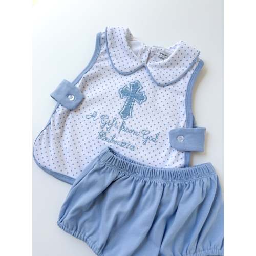 A Gift from God Boy’s Diaper Set – Jones & Co. Children’s Clothes