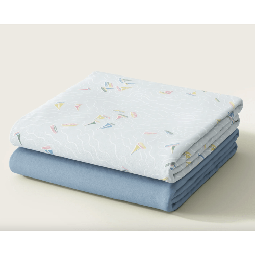 Sail Away Organic Crib Sheet Set