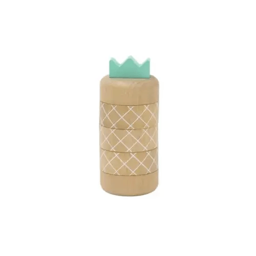 Brands We Love Pineapple Topple Game & Stacker - Natural by Janie and Jack