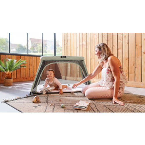 Lightweight Travel Crib & Playard for Trips | Moov & Comfy