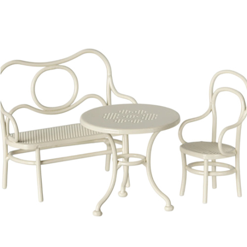 Café set, Mouse, Small - Off white - Maileg USA