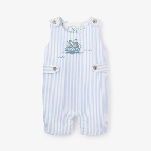Oxford Stripe Jon Jon (6-9 M)