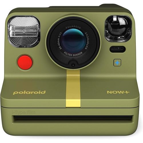Polaroid Now+ 2nd Generation I-Type Instant Film Bluetooth Connected App Controlled Camera - Forest Green (9075)