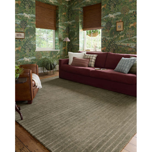 Chris Loves Julia x Loloi Henry Olive / Ivory Area Rug