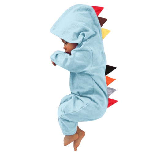 Baby Boy Clothes Dinosaur Style Patchwork Romper Jumpsuit Playsiut Boy Outfits
