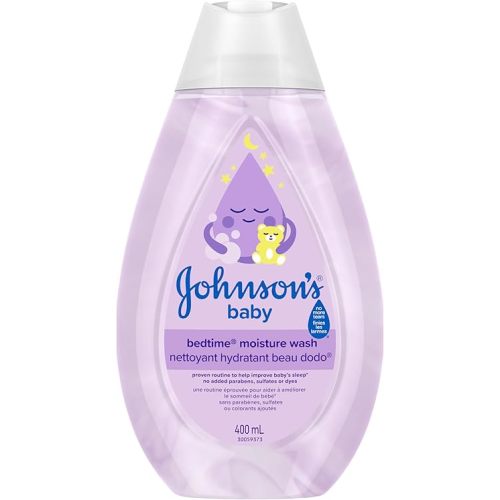 Johnson's Baby bedtime moisturizing bath wash and cleanser, 400ml