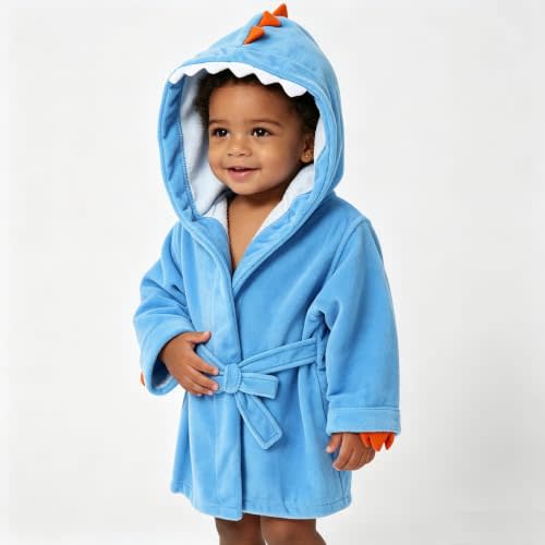 Baby Boy Bathrobes Infant Wash Waddle Cute Hooded Robe Newborn bath robe Toddler towel Soft Ultra Absorbent