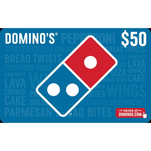 Dominos $50 Gift Card