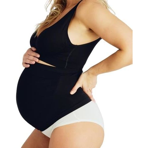 Belly Bandit Belly Boost Maternity Support Band - Ultra-Soft Pregnancy Abdominal Band w/ Breathable Knit - Comfortable Discreet Stretch Support for Growing Bellies & Lower Back Relief