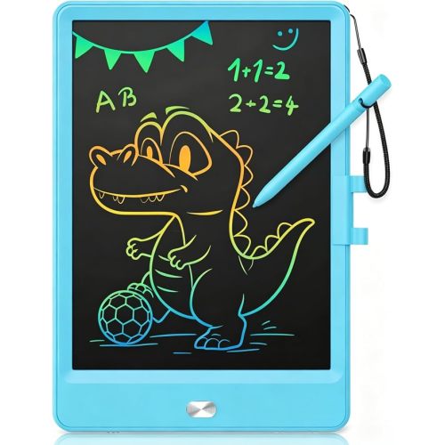 KOKODI LCD Writing Tablet 8.5-Inch Colorful Doodle Board, Electronic Drawing Tablet Drawing Pad for Kids, Educational and Learning Kids Toys Gifts for 3 4 5 6 7 8 Year Old Boys and Girls(Blue)