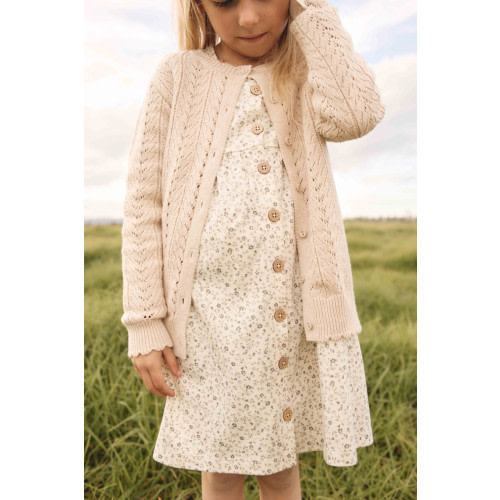 Organic Cotton Poppy Dress - Dainty Egret Blues