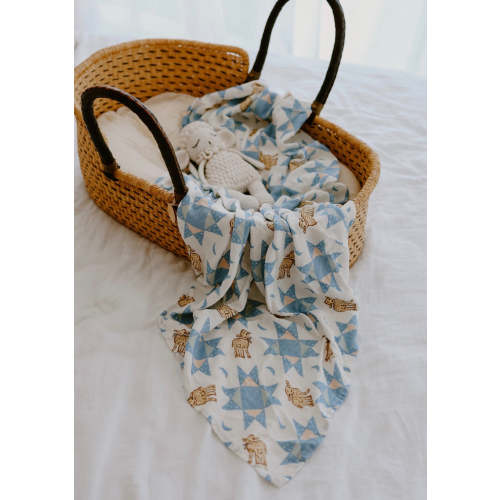 Farmhouse Quilt ~ Baby Swaddle Wrap