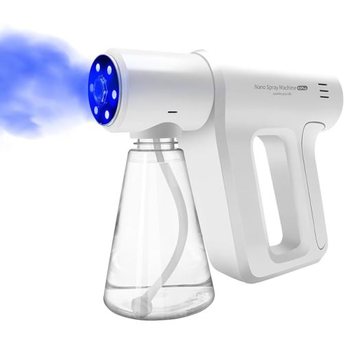 Atomizer Sprayer,Rechargeable ULV Nano Sprayer with Blue Light,Electrostatic ULV Atomizer Sprayer,Electrostatic Portable Sprayer Sprayer