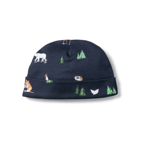 Baby’s Pima Hat in Arctic Antics | Over The Moon