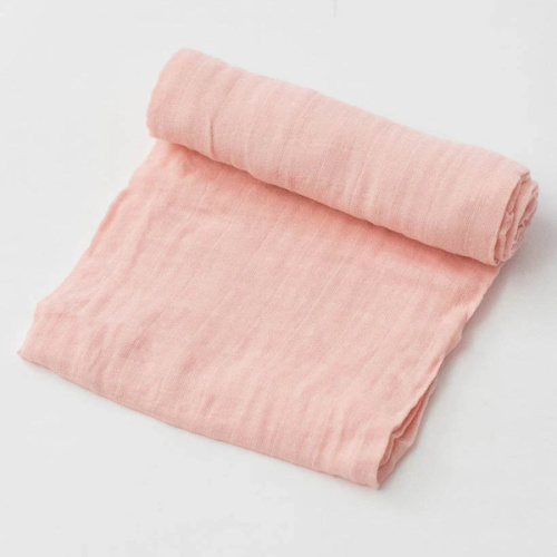 Little Unicorn Cotton Muslin Swaddle Blanket | Rose Petal