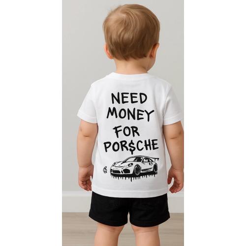 Kids 'Need Money for Porsche' T-Shirt – Car Lover Gift