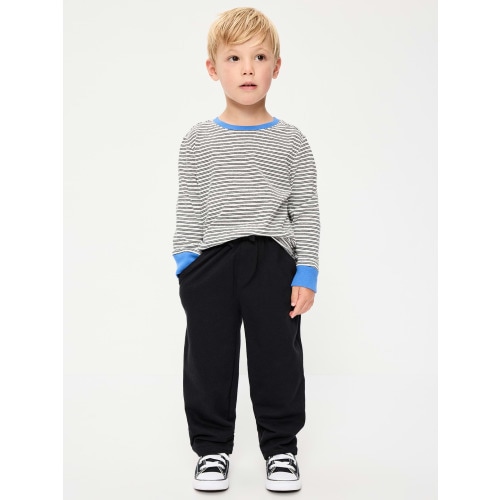 Barrel-Leg Knit Pants for Toddler Boys