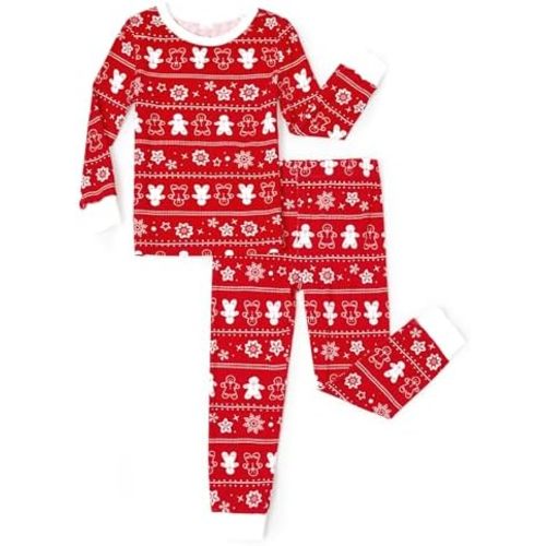 PATPAT Bamboo Viscose Pajama Set for Toddlers with Improved Tensile Strength, Snug Fit Pjs Sleeper for Baby Boys Girls Kids