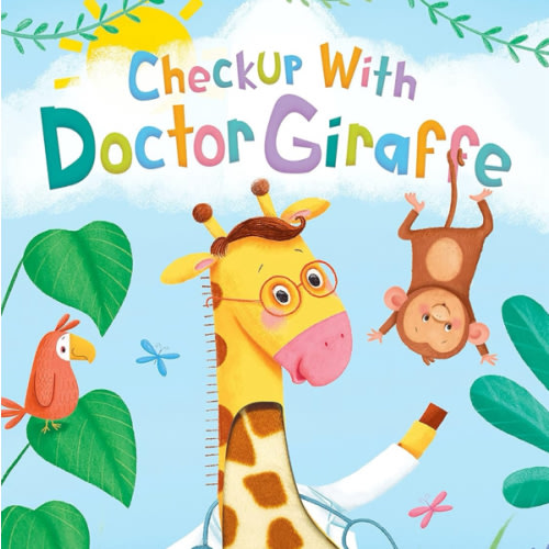 Checkup with Doctor Giraffe - Touch and Feel Board Book - Sensory Board Book