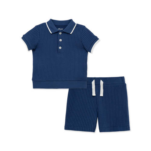 Navy 2-Piece Short Set (2T-4T)