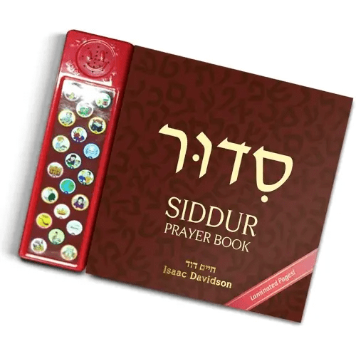 Jewish Innovations Talking Siddur Prayer Book - Colorful Illustrations and Transliterated, Hebrew and English Audio - Sing Along with 20 Prayer Songs - Parents, School Children and Teachers