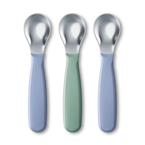 NUK First Choice Kiddy Cutlery Spoons, 3 Pack
