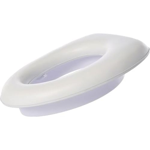 Dreambaby Soft Touch Potty Seat - Comfortable Padded Seat - With High Base Underneath for Secure Positioning - Fit Most Standard Toilets - White - Model L604