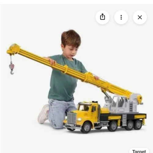 DRIVEN crane toy truck by Battat
