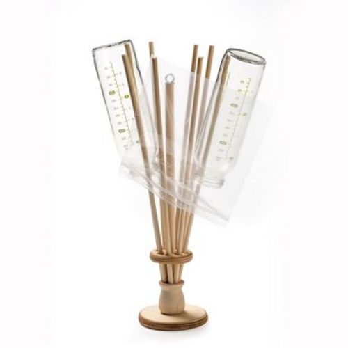 Lehman's Economical and Eco-Friendly Wooden 8-Arm Bag Holder and Bottle Dryer