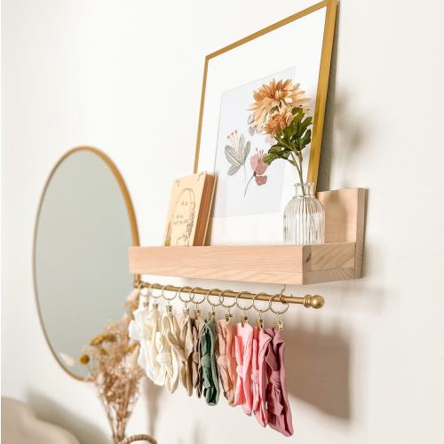 Headband Holder | Montessori Bookshelf | Bow Holder