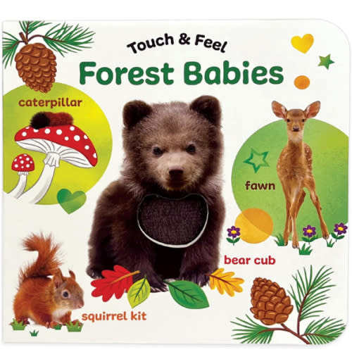 Touch & Feel: Forest Babies - Board Book for Toddlers With Peek-Through Holes
