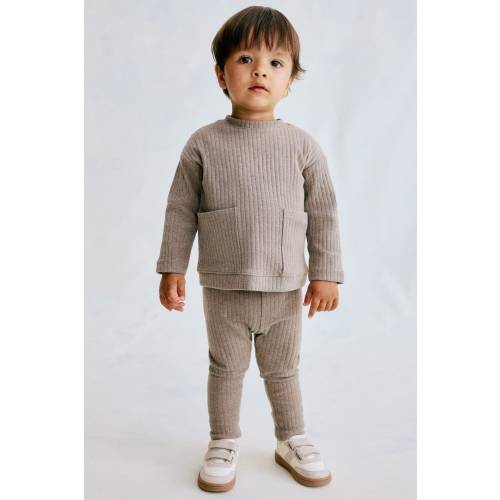 2-PIECE RIBBED COTTON SET