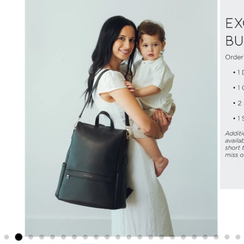 The Mia Diaper Bag – Mia + Sophia