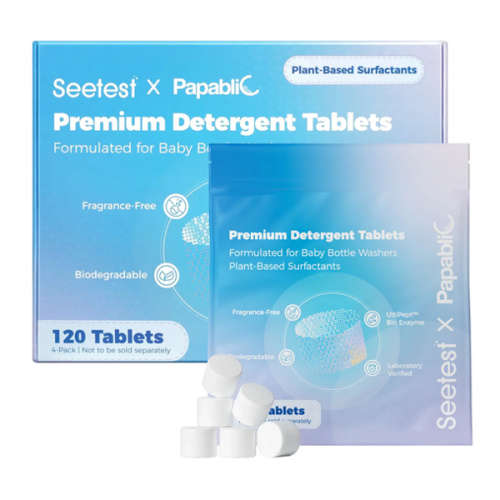 Papablic Upgraded Detergent Soap Tablets, 120 Count