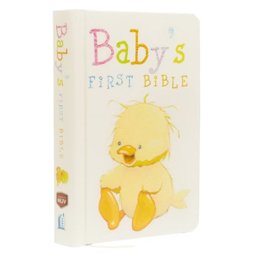 NKJV, Baby's First Bible, Hardcover, White: Holy Bible, New King James Version