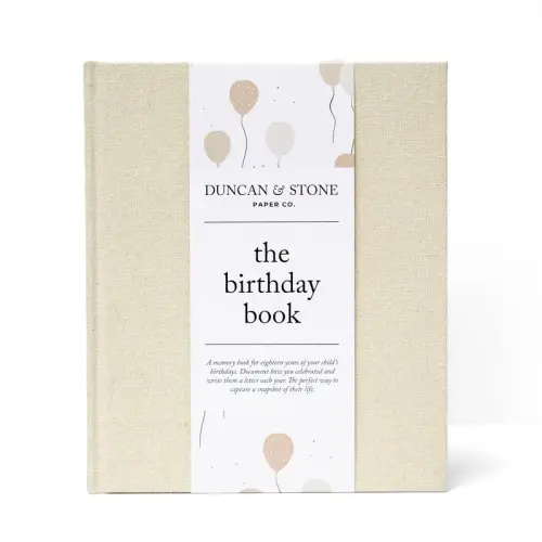 The Birthday Book | Keepsake Gift to Record Memories from Birth - TikTok Shop