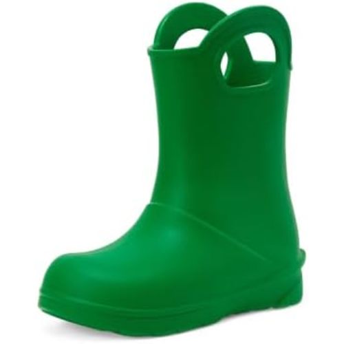 Amazon Essentials Unisex Kids' Lightweight Rain Boot with Handles